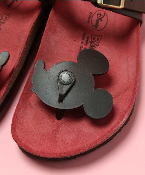 BIRKENSTOCK（ビルケンシュトック）の「【2014ディズニーコレクションサンダル】FLEUR/フルール ミッキー＆ミニーナチュラルレザー（サンダル・レディース・ダークブラウン・38/36/39/35/37）」の9枚目の写真