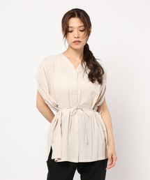 DouDou | タックフレンチブラウス(シャツ/ブラウス)