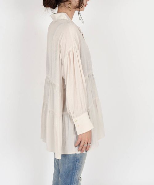 Khaju（カージュ）の「Khaju:ボウタイチュニックブラウス◇（シャツ 