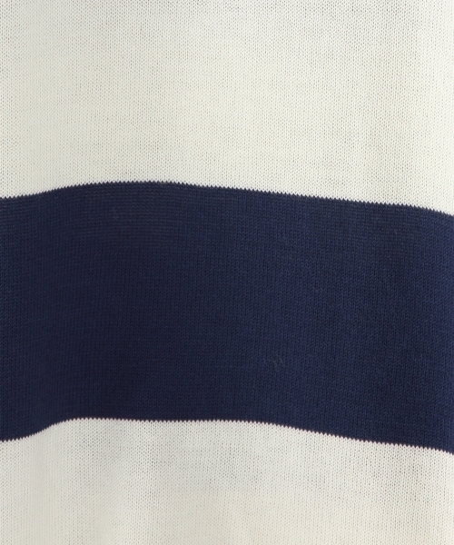 BEAUTY&YOUTH UNITED ARROWS（ビューティーアンドユースユナイテッドアローズ）の「＜steven alan＞14G BOR POLO KNIT/ﾎﾟﾛｼｬﾂ（ポロシャツ・メンズ・ネイビー・MEDIUM/SMALL/LARGE/X-LARGE）」の6枚目の写真