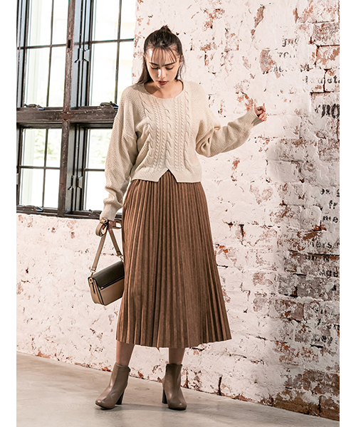 fifth（フィフス）の「フラップ2wayカバーショルダーバッグ（ショルダーバッグ・レディース・ブラック/ベージュ・FREE）」の20枚目の写真