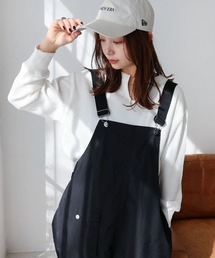 andme | ワッフルキーネック長袖Tシャツ カットソー(Tシャツ/カットソー)