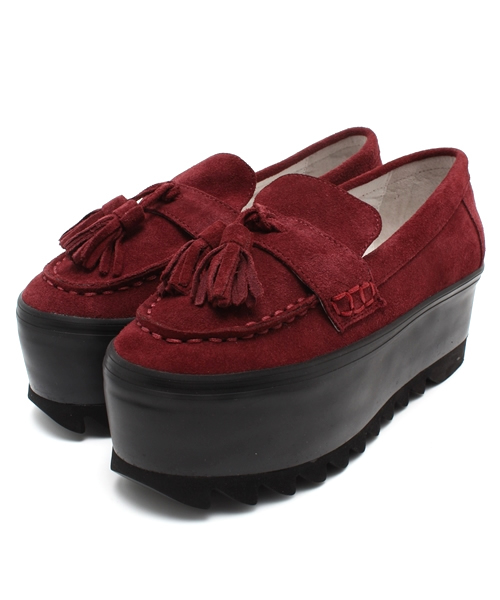 Jeffrey Campbell（ジェフリーキャンベル）の「厚底スリッポンローファー（その他シューズ・レディース・グレー/ネイビー/ワイン・36/38/37/39）」の11枚目の写真