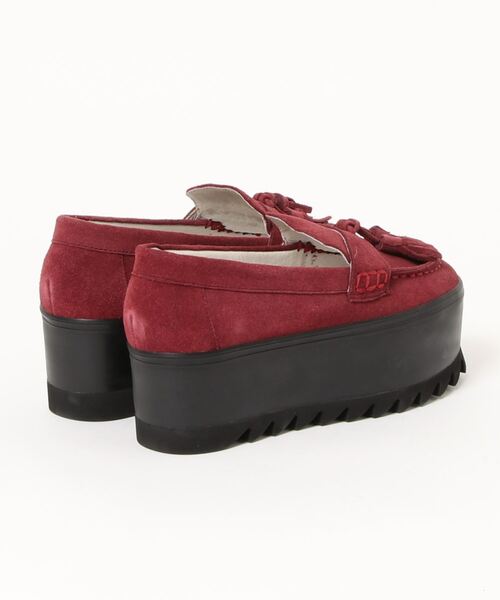 Jeffrey Campbell（ジェフリーキャンベル）の「厚底スリッポンローファー（その他シューズ・レディース・グレー/ネイビー/ワイン・36/38/37/39）」の4枚目の写真