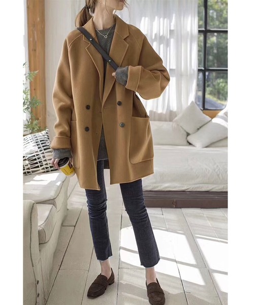 Girly Doll（ガーリードール）の「ウールタッチ オーバーサイズ