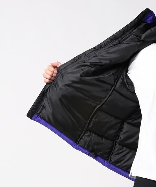 Mark Gonzales（マーク・ゴンザレス）の「Mark Gonzales/マークゴンザレス　HOODED PUFFY JACKET（ナイロンジャケット・メンズ・ブラック/ベージュ/パープル/カーキ・MEDIUM/X-LARGE/LARGE）」の7枚目の写真