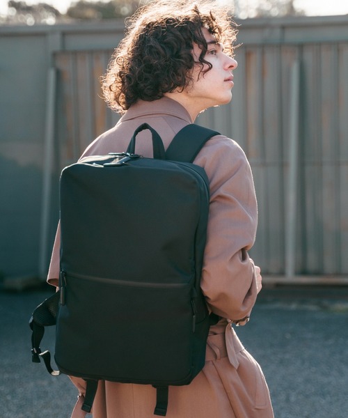 Casper John(�L���X�p�[�W����)��Water-repellent Square Backpack/�����X�N�G�A�����b�N(�o�b�N�p�b�N/�����b�N)