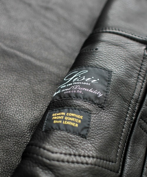 Denime（ドゥニーム）の「【MADE IN JAPAN】Denime × Sisii LEATHER 1ST TYPE（その他アウター・メンズ・ブラック系その他・SMALL/MEDIUM/LARGE/X-LARGE）」の9枚目の写真