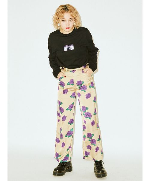 jouetie(ジュエティ)の「ヴィンテージライクローズワイドパンツ(その他パンツ・レディース・ブラック/ベージュ/ブルー・MEDIUM)」の15枚目の写真