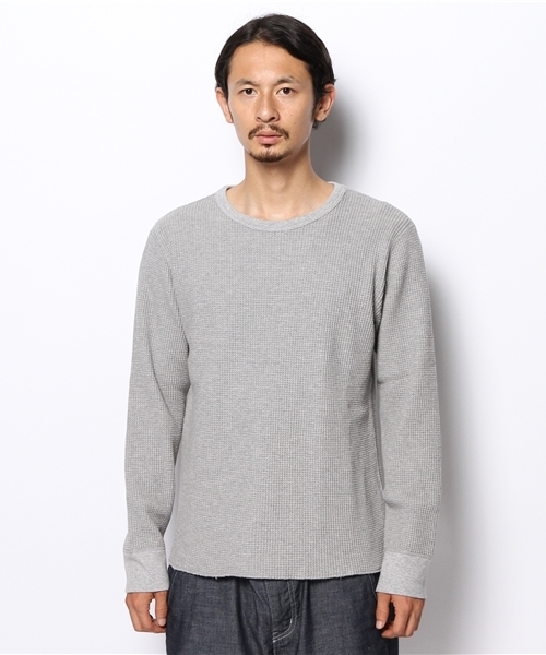 BEAMS(ビームス)の「◎BEAMS / サーマル ロングスリーブ(Tシャツ/カットソー・メンズ・ホワイト/ナチュラル/ネイビー/ライトグレー/チャコールグレー・MEDIUM/SMALL/LARGE)」の17枚目の写真