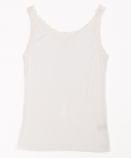 PAGEBOY（ページボーイ）の「2wayレースキャミソール（キャミソール・レディース・ホワイト/ライトグレー/ブラック/ブルー系その他・FREE）」の8枚目の写真