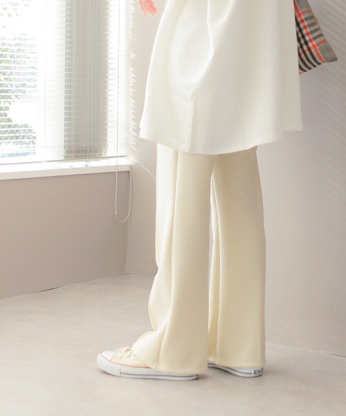 reca(レカ)の「センタープレス セミフレアパンツ(その他パンツ・レディース・ブラック/ベージュ/アイボリー・FREE)」の22枚目の写真