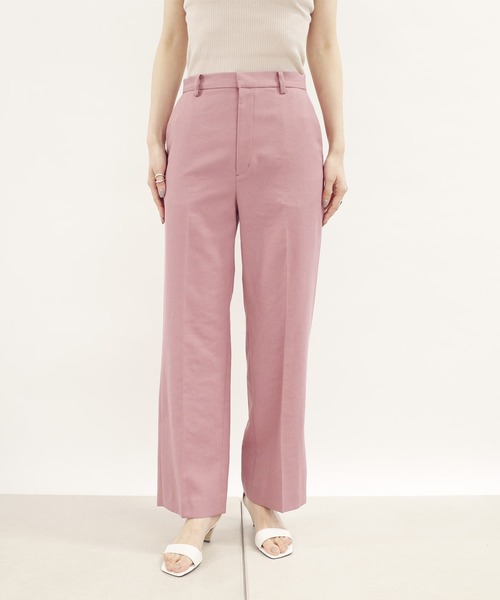 DouDou（ドゥドゥ）の「サイドスリットパンツ2（その他パンツ・レディース・ピンク/ベージュ/グリーン・36/38）」の13枚目の写真