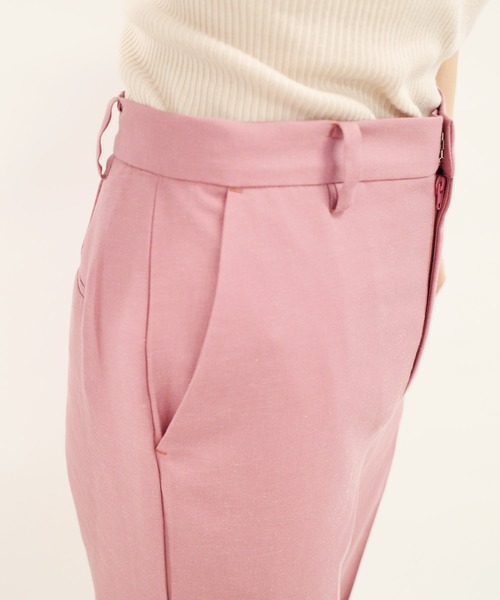 DouDou（ドゥドゥ）の「サイドスリットパンツ2（その他パンツ・レディース・ピンク/ベージュ/グリーン・36/38）」の8枚目の写真