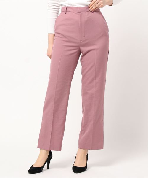 DouDou（ドゥドゥ）の「サイドスリットパンツ2（その他パンツ・レディース・ピンク/ベージュ/グリーン・36/38）」の6枚目の写真