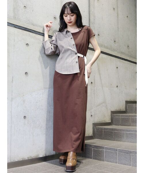 シャツレイヤードカットワンピース ワンピース Murua ムルーア のファッション通販 Zozotown