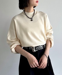 PAGEBOY | 【WEB限定アイテム】ハイネックボリュームニット（ボリューム袖）(ニット/セーター)