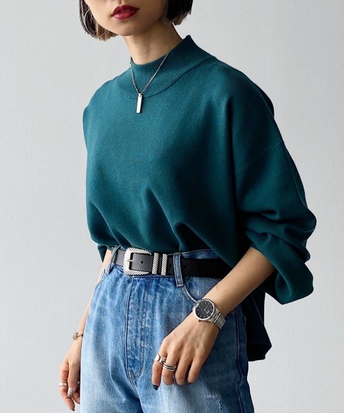 セール】〈自宅で洗える！〉WEB限定アイテム / ハイネックボリューム