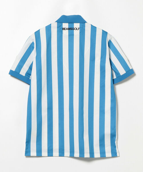 BEAMSGOLF PURPLE LABEL タラッティ ストライプ ポロシャツ BEAMS GOLF（ビームスゴルフ）の「BEAMS GOLF PURPLE LABEL
