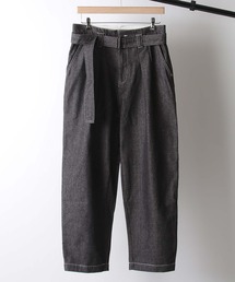 NILWAY | ベルト付きはかまタックワイドデニムパンツ(デニムパンツ)