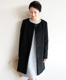 BEAUTY&YOUTH UNITED ARROWS | BYTF ∵ウールアンゴラノーカラーコート ◆(その他アウター)