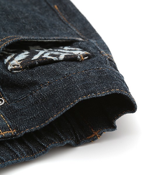 チチカカ(チチカカ)の「ヴィンテージパッチデニムパンツ(デニムパンツ・レディース・ホワイト/インディゴブルー・SMALL/MEDIUM/LARGE)」の20枚目の写真