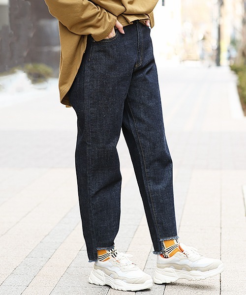 チチカカ(チチカカ)の「ヴィンテージパッチデニムパンツ(デニムパンツ・レディース・ホワイト/インディゴブルー・SMALL/MEDIUM/LARGE)」の3枚目の写真