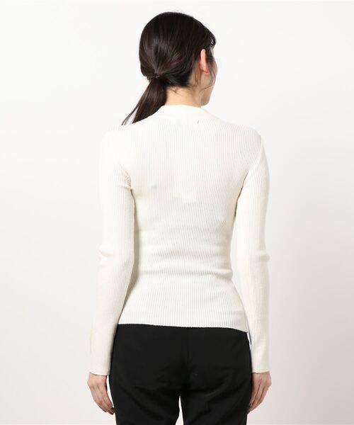 ROYAL PARTY（ロイヤルパーティー）の「(エコヴェロ)洗えるニットプチハイトップス（ニット/セーター・レディース・マルチ/ブラック/オフホワイト/パープル/グリーン・FREE）」の7枚目の写真