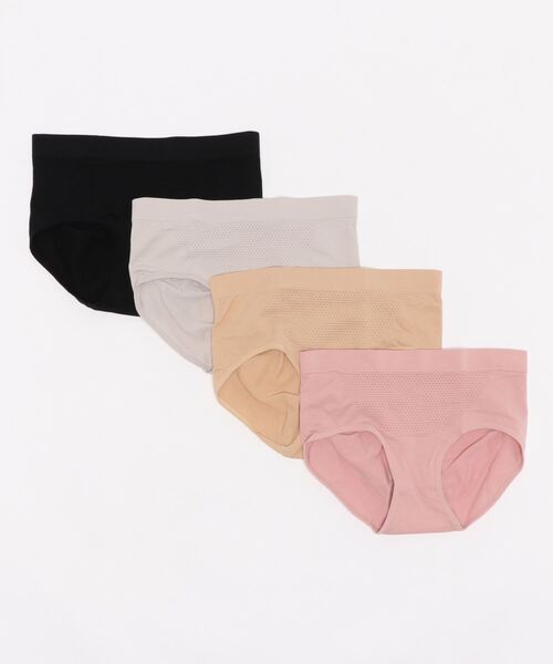 セール】【4色組】シームレスショーツ 4色4枚セット（ショーツ）｜Lace