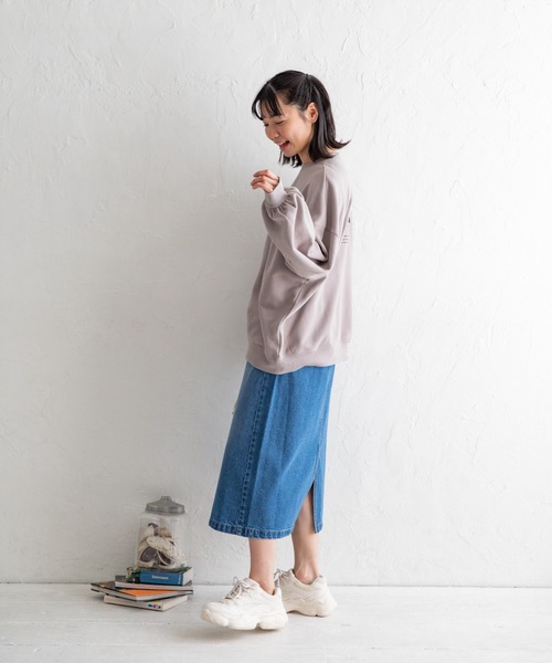 Mysa&Liina(ミーサリーナ)の「ボーイズプリントプルオーバー(Tシャツ/カットソー・レディース・チャコールグレー/グレイッシュベージュ/キナリ・M)」の10枚目の写真