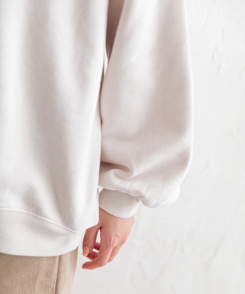 Mysa&Liina(ミーサリーナ)の「ボーイズプリントプルオーバー(Tシャツ/カットソー・レディース・チャコールグレー/グレイッシュベージュ/キナリ・M)」の20枚目の写真