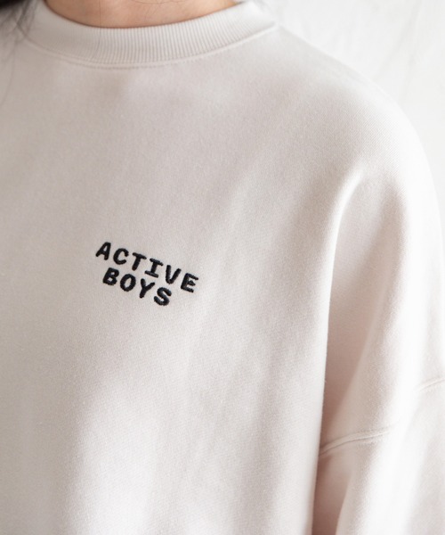 Mysa&Liina(ミーサリーナ)の「ボーイズプリントプルオーバー(Tシャツ/カットソー・レディース・チャコールグレー/グレイッシュベージュ/キナリ・M)」の21枚目の写真