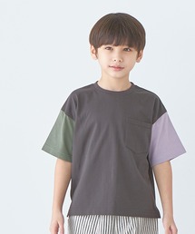 pairmanon | 【かぞくおそろい】胸ポケット付き半袖Tシャツ(Tシャツ/カットソー)