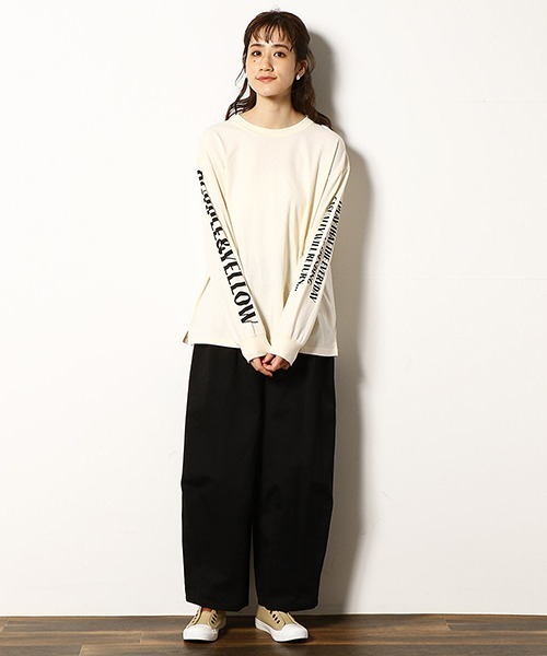 Purple&Yellow（パープルアンドイエロー）の「ワイド　テーパードパンツ（その他パンツ・メンズ・ブラック/ベージュ・SMALL/MEDIUM/LARGE/X-SMALL）」の8枚目の写真