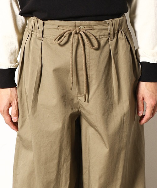 Purple&Yellow（パープルアンドイエロー）の「ワイド　テーパードパンツ（その他パンツ・メンズ・ブラック/ベージュ・SMALL/MEDIUM/LARGE/X-SMALL）」の11枚目の写真