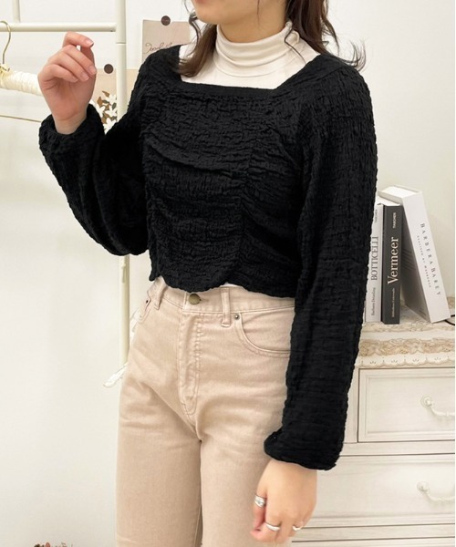 apres jour（アプレジュール）の「クシュクシュトップス＋タートルセット【ZOZOTOWN限定アイテム】（Tシャツ/カットソー・レディース・モカ/ラベンダー/ブラック・フリー/X-LARGE）」の11枚目の写真