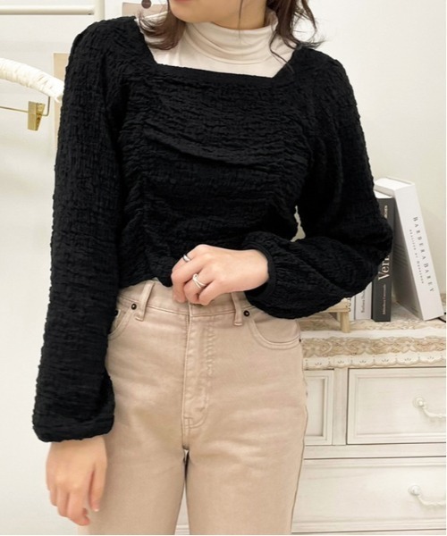 apres jour（アプレジュール）の「クシュクシュトップス＋タートルセット【ZOZOTOWN限定アイテム】（Tシャツ/カットソー・レディース・モカ/ラベンダー/ブラック・フリー/X-LARGE）」の19枚目の写真