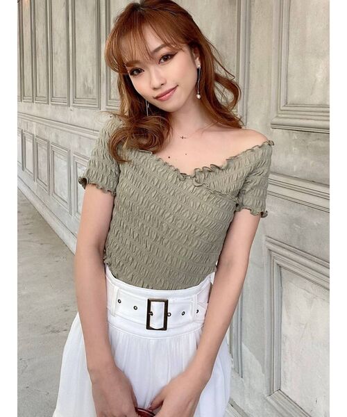 RESEXXY(リゼクシー)の「シアーレイヤードスカート(スカート・レディース・ホワイト/ブラック/モカ・FREE)」の13枚目の写真