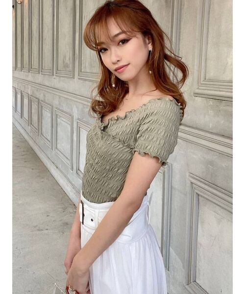 RESEXXY(リゼクシー)の「シアーレイヤードスカート(スカート・レディース・ホワイト/ブラック/モカ・FREE)」の14枚目の写真