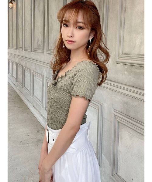 RESEXXY(リゼクシー)の「シアーレイヤードスカート(スカート・レディース・ホワイト/ブラック/モカ・FREE)」の15枚目の写真