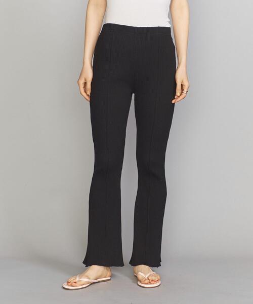 Lepidos(レピドス)の「<Lepidos>∴フレアーリブパンツ ◆(その他パンツ・レディース・ブラック/オリーブ/ナチュラル・FREE)」の9枚目の写真