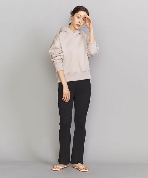 Lepidos(レピドス)の「<Lepidos>∴フレアーリブパンツ ◆(その他パンツ・レディース・ブラック/オリーブ/ナチュラル・FREE)」の4枚目の写真