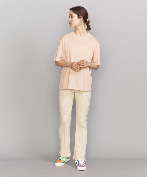 Lepidos(レピドス)の「<Lepidos>∴フレアーリブパンツ ◆(その他パンツ・レディース・ブラック/オリーブ/ナチュラル・FREE)」の7枚目の写真