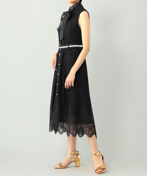 Diagram（ダイアグラム）の「レース刺繍ボウタイドレス（ドレス）」 - WEAR