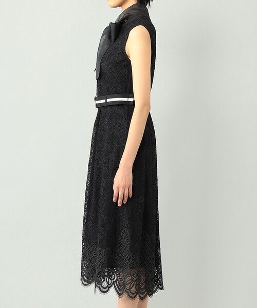 Diagram（ダイアグラム）の「レース刺繍ボウタイドレス（ドレス）」 - WEAR 