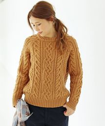 Another Edition | ケーブルプルオーバー/ AE HAND CABLE PO(ニット/セーター)