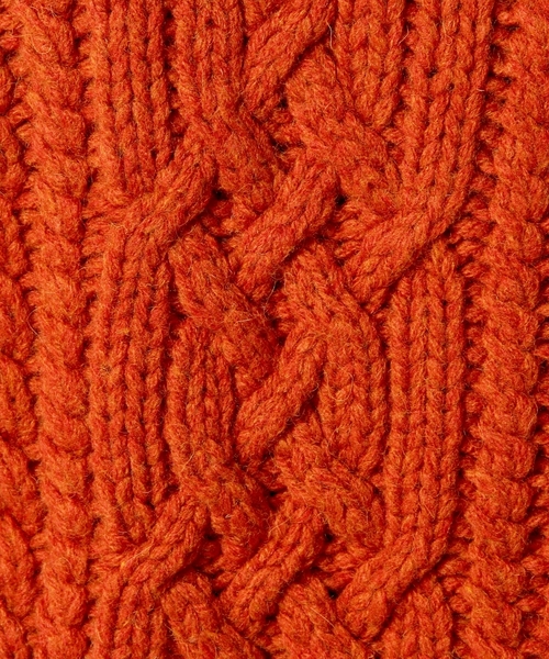 Another Edition（アナザーエディション）の「ケーブルプルオーバー/ AE HAND CABLE PO◆（ニット/セーター・レディース・オフホワイト/ブラウン/オレンジ/ネイビー・フリー）」の21枚目の写真