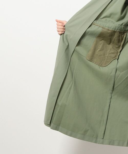 Abahouse Devinette（ドゥヴィネット）の「【Mylanka】ナイロンツイルトレンチコート（トレンチコート・レディース・カーキ・フリー）」の3枚目の写真