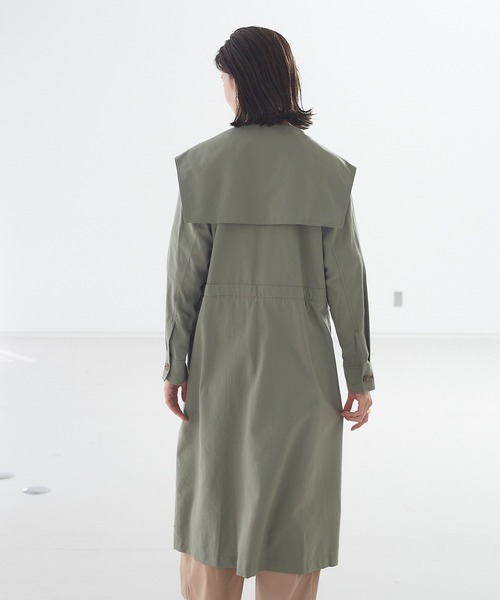 Abahouse Devinette（ドゥヴィネット）の「【Mylanka】ナイロンツイルトレンチコート（トレンチコート・レディース・カーキ・フリー）」の11枚目の写真