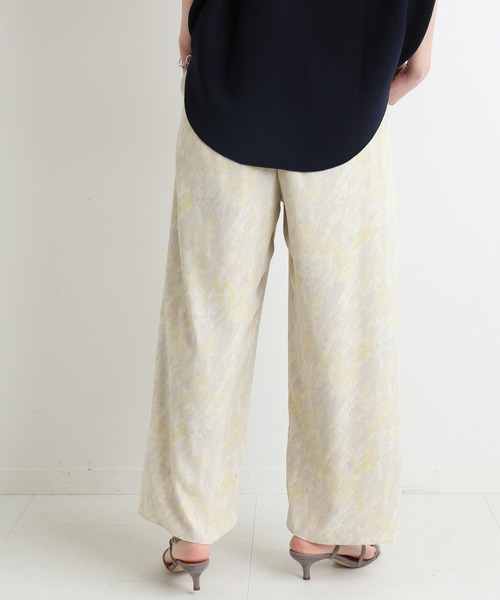 美品】IENA Deveauxプリントイージーパンツ 36 イエナ Deveaux